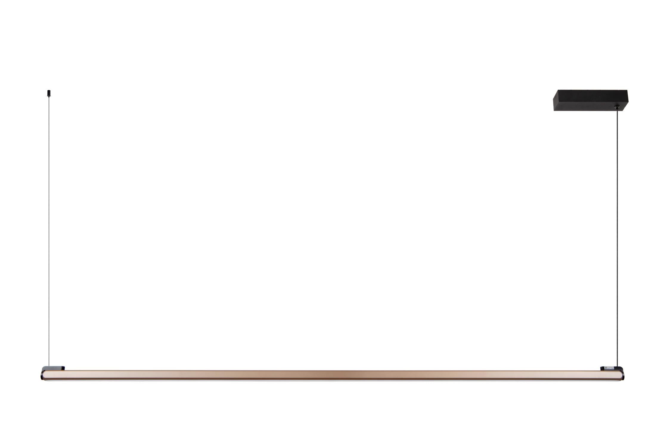 Lucide BRAGA - Hanglamp - LED Dimb. - CCT - 1x36W 2700K/4000K - Handbewegingssensor - Koffie | Premium - KwaliteitWonen.nl