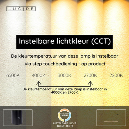 Lucide BRAGA - Hanglamp - LED Dimb. - CCT - 1x36W 2700K/4000K - Handbewegingssensor - Koffie | Premium - KwaliteitWonen.nl