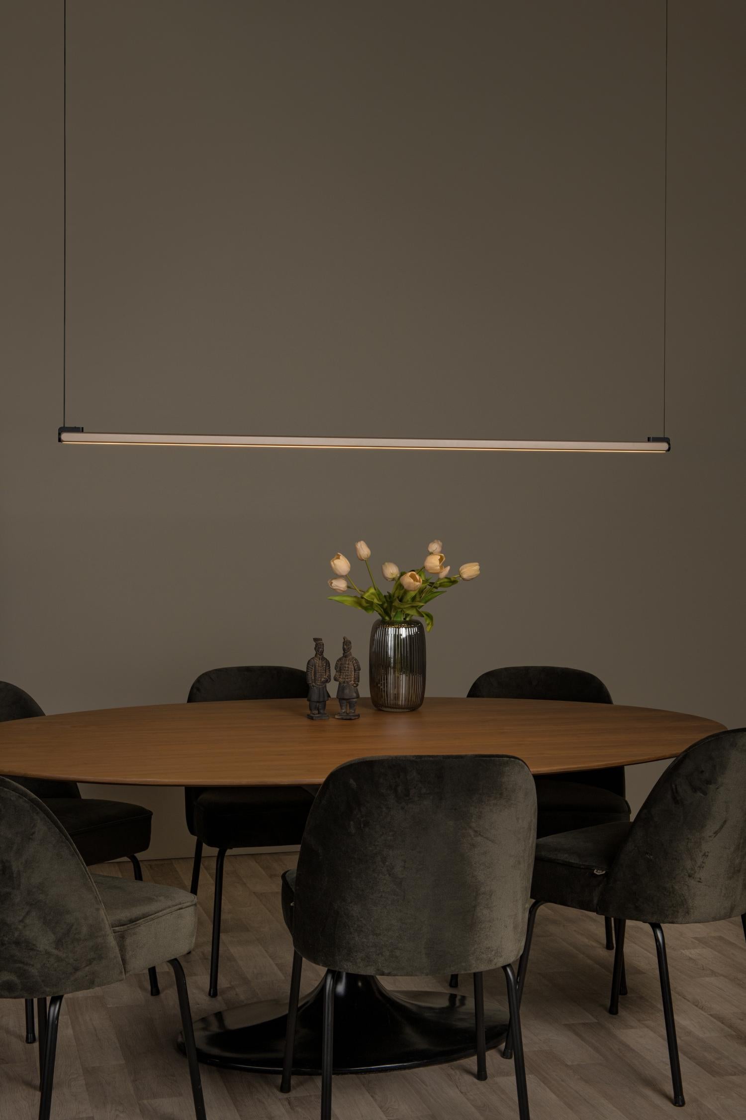 Lucide BRAGA - Hanglamp - LED Dimb. - CCT - 1x36W 2700K/4000K - Handbewegingssensor - Koffie | Premium - KwaliteitWonen.nl