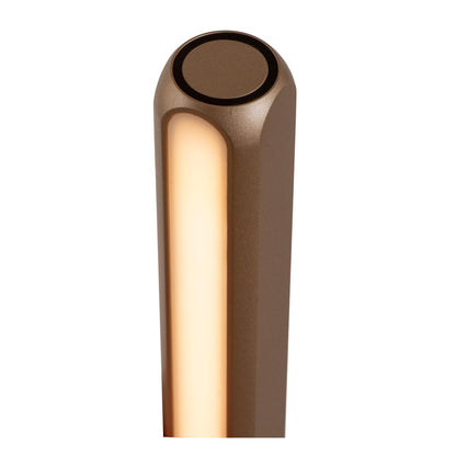 Lucide BRAGA - Vloerlamp - Ø 30 cm - LED Dimb. - CCT - 1x22W 2700K/4000K - Koffie | Premium - KwaliteitWonen.nl