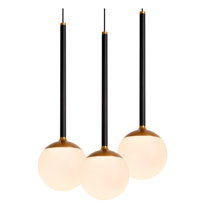 Lucide CALINA - Hanglamp - Ø 69,9 cm - LED Dimb. - CCT - 12x7W 2200K/3300K - Met vervangbare LED-module - Zwart | Premium - KwaliteitWonen.nl