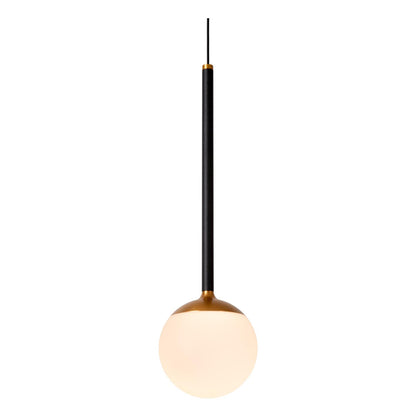 Lucide CALINA - Hanglamp - Ø 9,9 cm - LED Dimb. - CCT - 1x7W 2200K/3300K - Met vervangbare LED-module - Zwart | Premium - KwaliteitWonen.nl