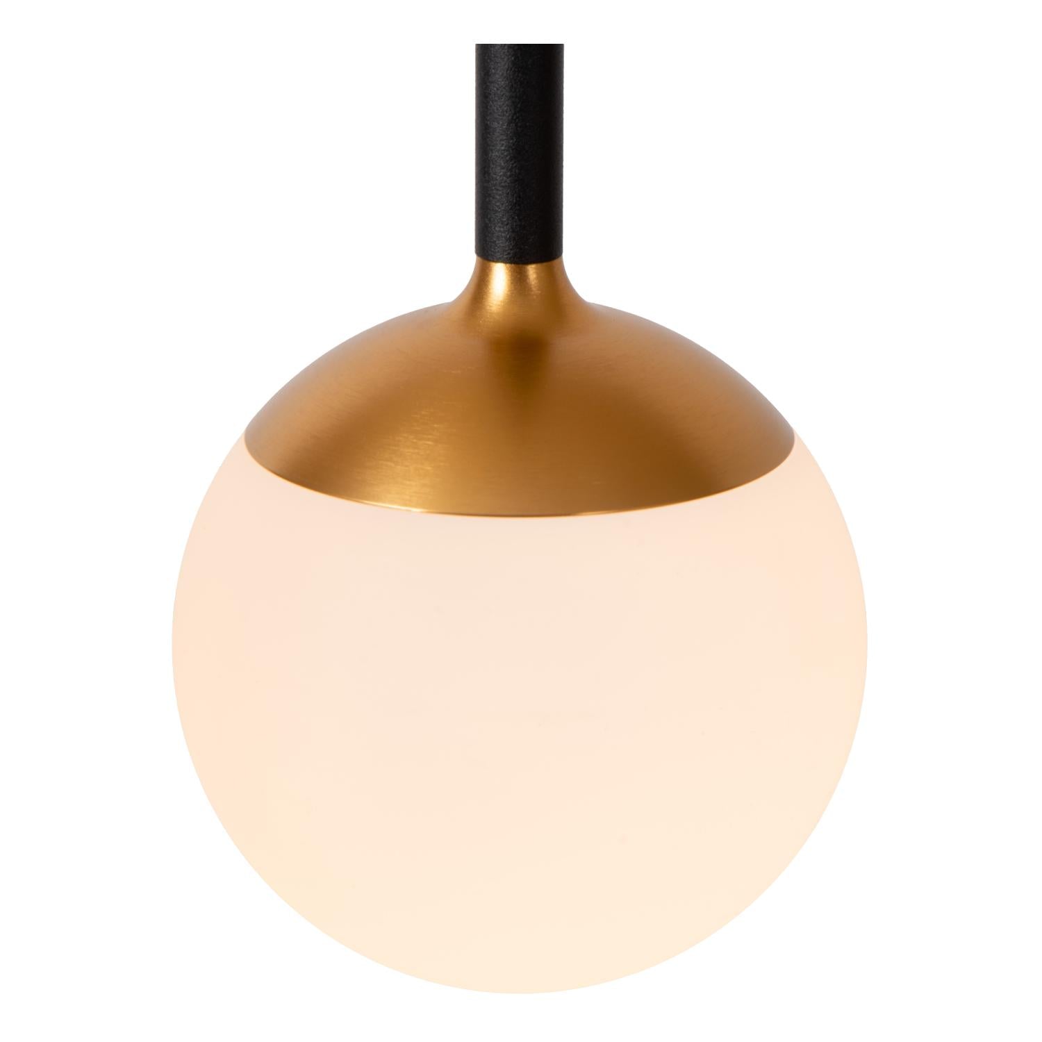 Lucide CALINA - Hanglamp - Ø 9,9 cm - LED Dimb. - CCT - 1x7W 2200K/3300K - Met vervangbare LED-module - Zwart | Premium - KwaliteitWonen.nl