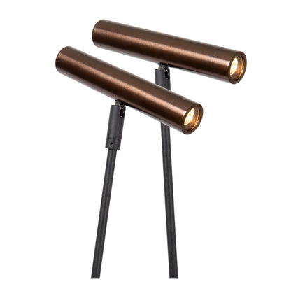 Lucide DUARTE - Vloerlamp - 2xG9 - Koffie | Vibes - KwaliteitWonen.nl