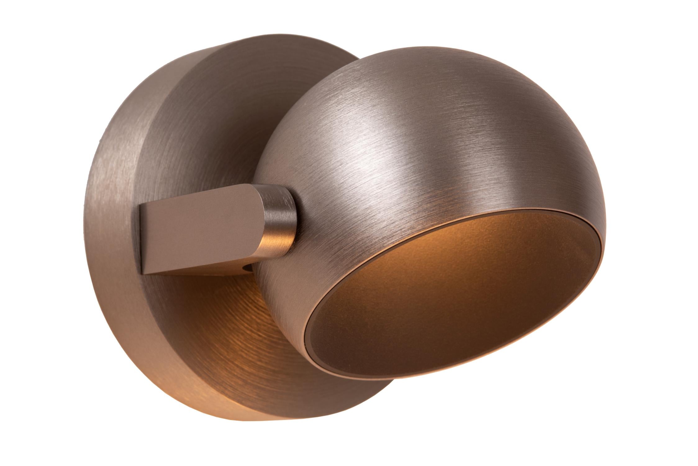 Lucide ESFERA - Plafondspot - Ø 11,2 cm - LED Dimb. - 1x11W 2700K - Grijs ijzer | Premium - KwaliteitWonen.nl