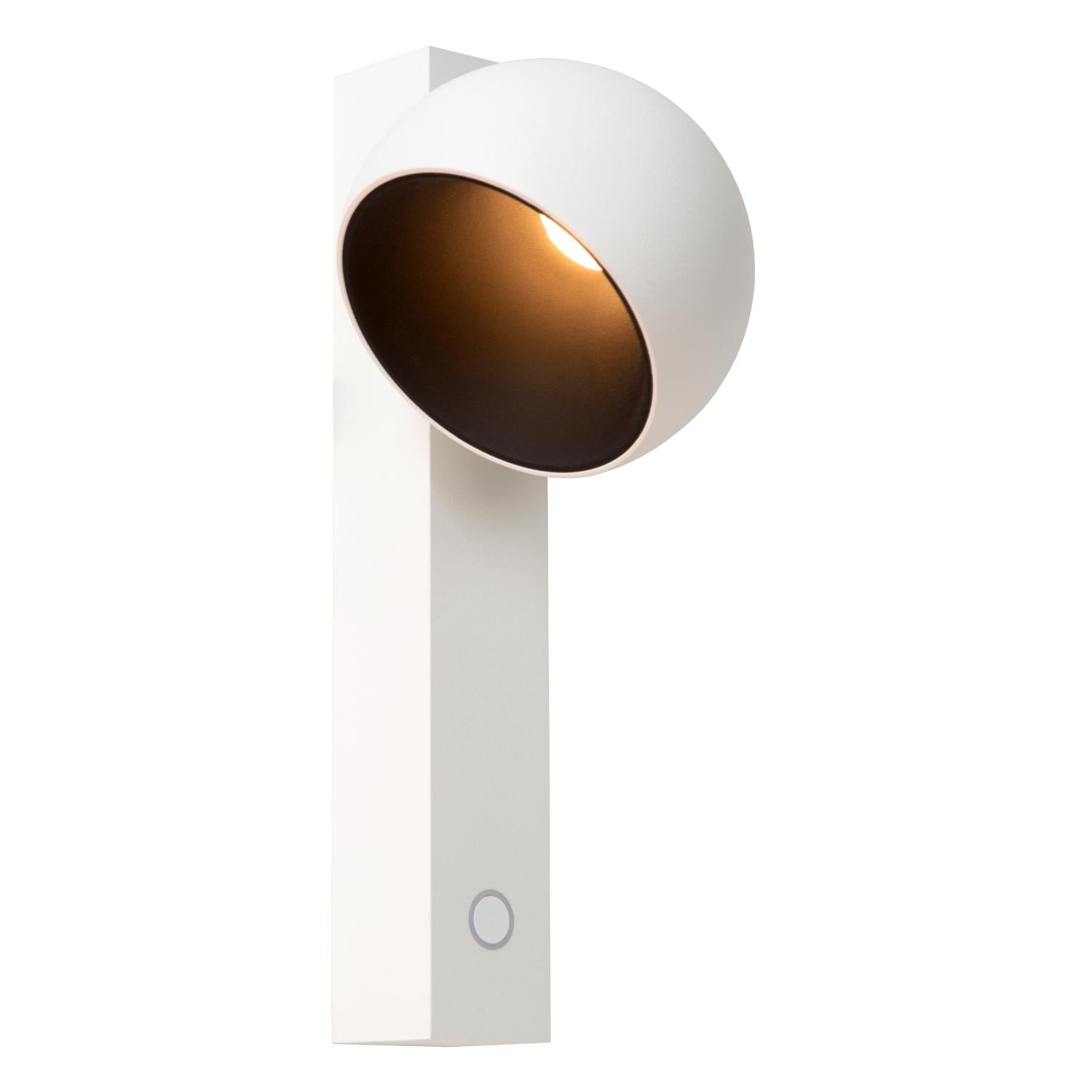 Lucide ESFERA - Wandlamp - LED Dimb. - 1x9W 2700K - Wit | Premium - KwaliteitWonen.nl