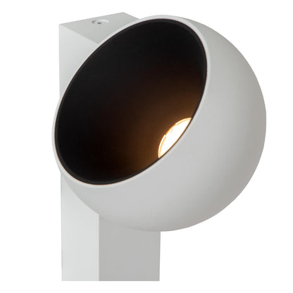 Lucide ESFERA - Wandlamp - LED Dimb. - 1x9W 2700K - Wit | Premium - KwaliteitWonen.nl