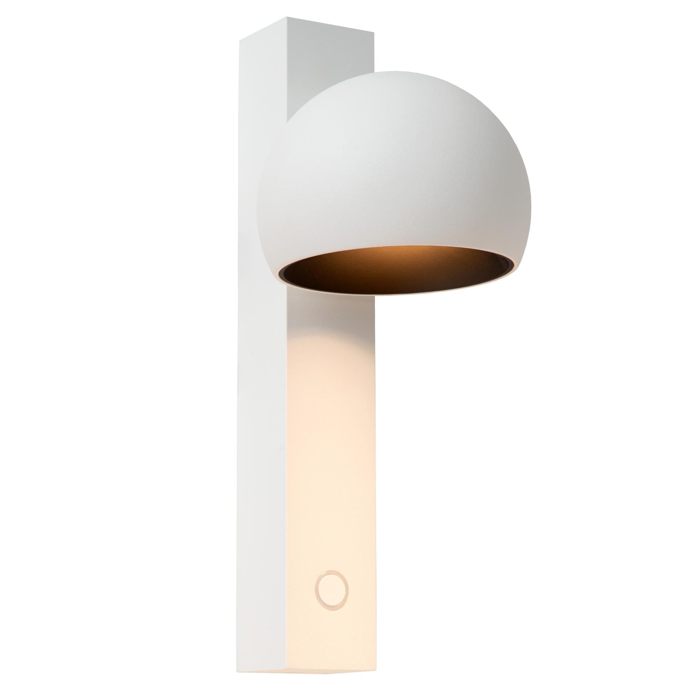Lucide ESFERA - Wandlamp - LED Dimb. - 1x9W 2700K - Wit | Premium - KwaliteitWonen.nl