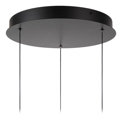 Lucide GISELA - Hanglamp - Ø 36 cm - LED Dimb. - 3x4,3W 2700K - Transparant | Premium - KwaliteitWonen.nl