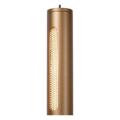 Lucide GRIFFITH - Hanglamp - Ø 38 cm - LED Dimb. - CCT - 6x6W 2700K/4000K - Geschikt voor vide en hoge plafonds - Brons | Premium - KwaliteitWonen.nl