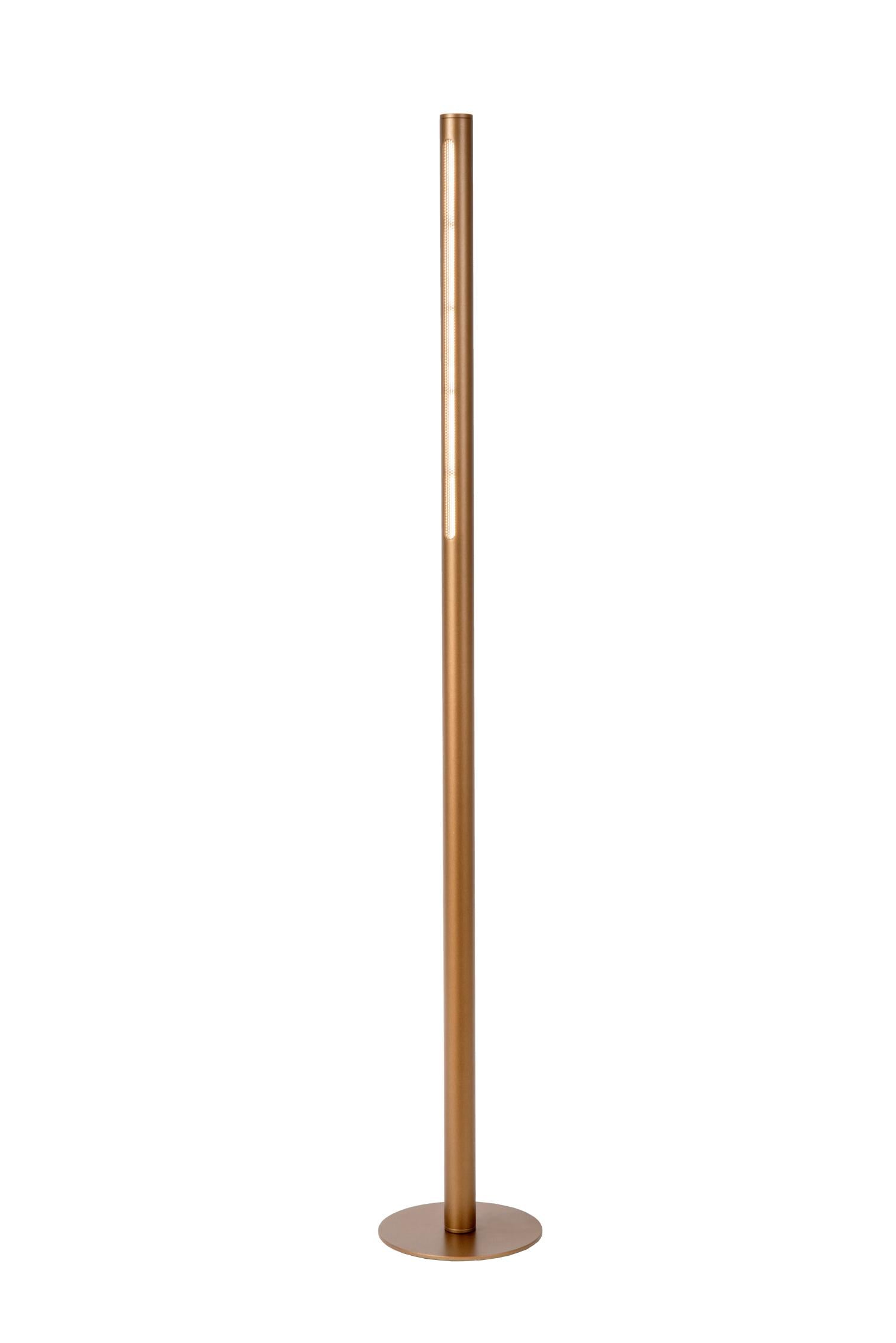Lucide GRIFFITH - Vloerlamp - Ø 21 cm - LED Dimb. - CCT - 1x18W 2700K/4000K - Brons | Premium - KwaliteitWonen.nl