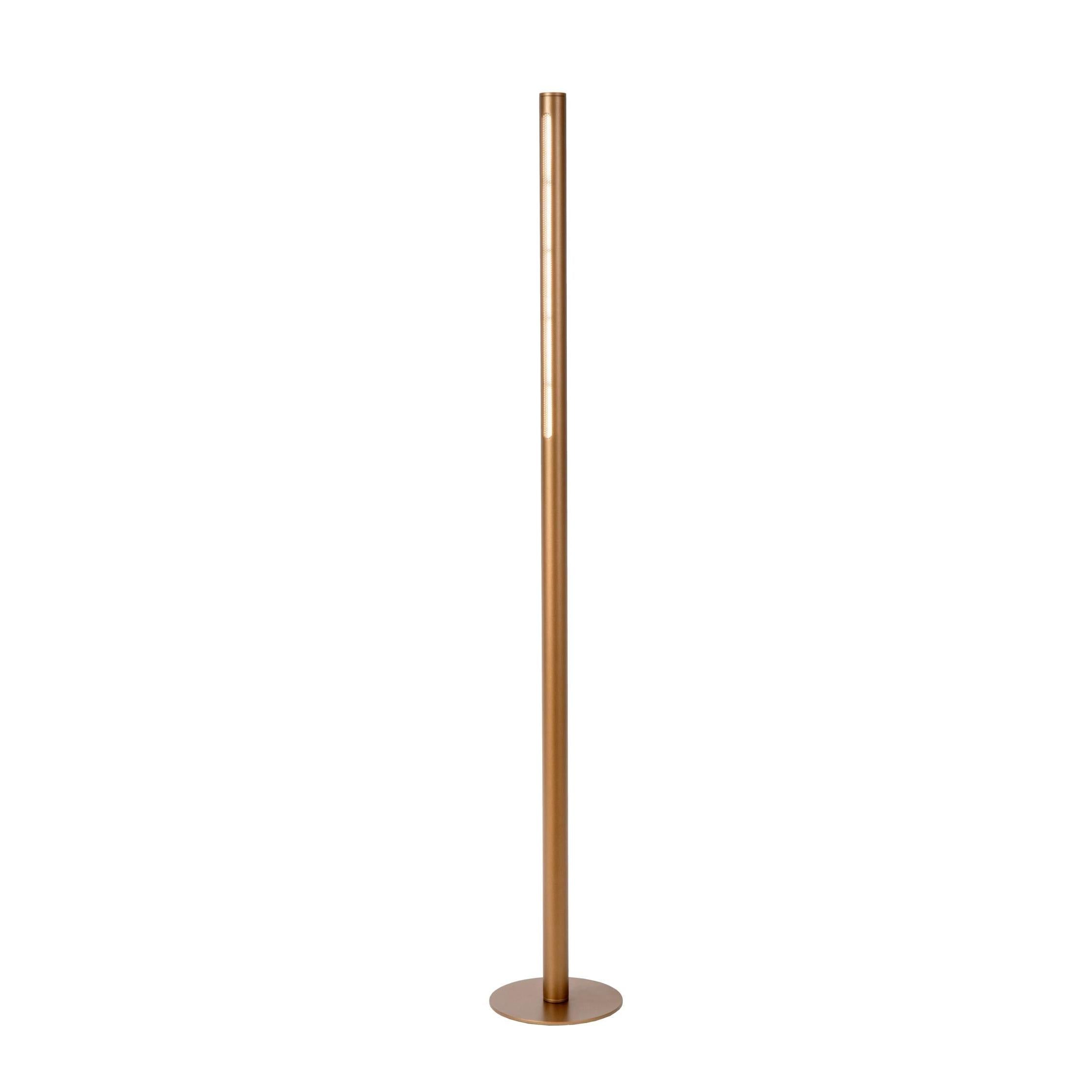 Lucide GRIFFITH - Vloerlamp - Ø 21 cm - LED Dimb. - CCT - 1x18W 2700K/4000K - Brons | Premium - KwaliteitWonen.nl