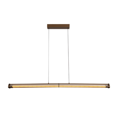 Lucide JANDERIN - Hanglamp - LED Dimb. - CCT - 2x16,5W 2200K/3300K - Handbewegingssensor - Champagne kleur | Vibes - KwaliteitWonen.nl