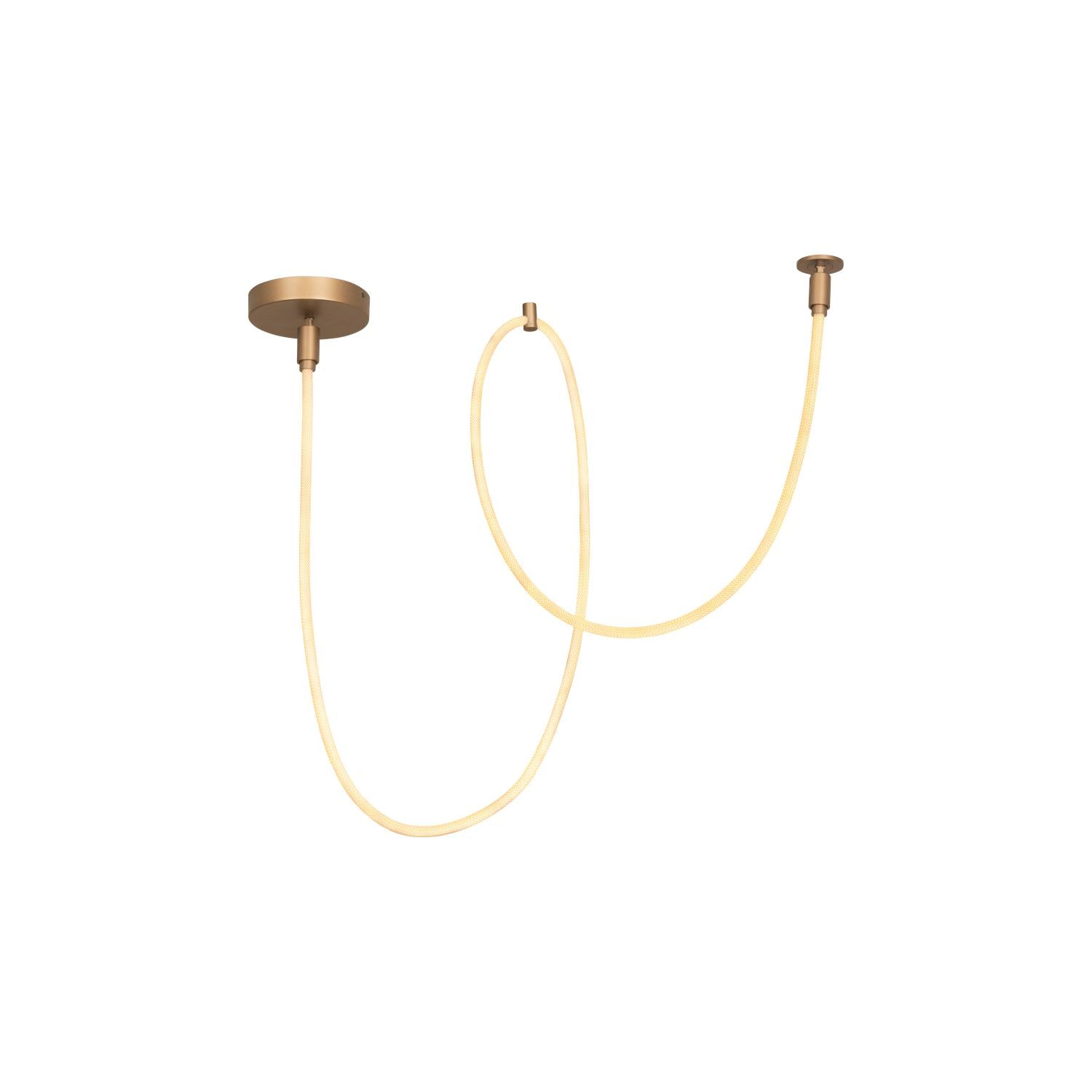 Lucide JANDERIN - Plafonnière - LED Dimb. - CCT - 1x36W 2200K/3300K - Champagne kleur | Vibes - KwaliteitWonen.nl