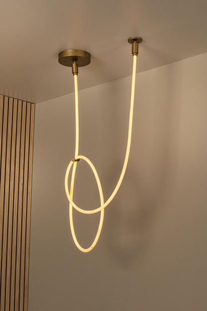Lucide JANDERIN - Plafonnière - LED Dimb. - CCT - 1x36W 2200K/3300K - Champagne kleur | Vibes - KwaliteitWonen.nl