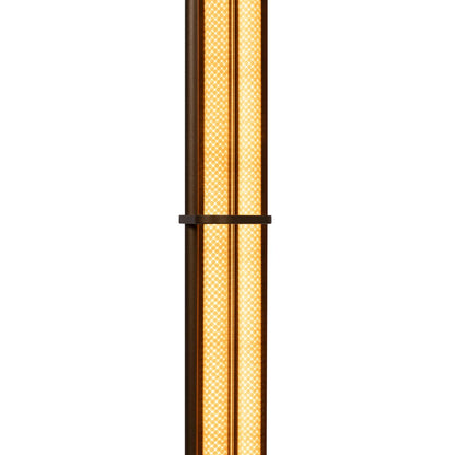 Lucide JANDERIN - Vloerlamp - LED Dimb. - CCT - 2x17W 2200K/3300K - Handbewegingssensor - Champagne kleur | Vibes - KwaliteitWonen.nl