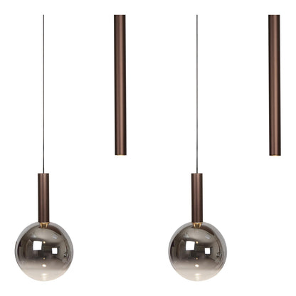 Lucide JASMINE - Hanglamp - LED Dimb. - CCT - 7x4W 2200K/3300K - Koper | Premium - KwaliteitWonen.nl