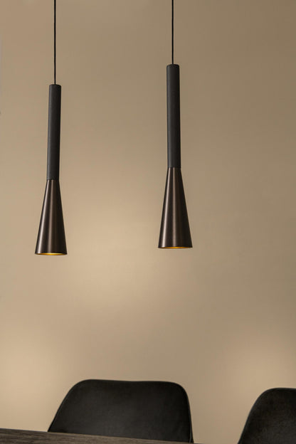Lucide JOAKIM - Hanglamp - LED Dimb. - CCT - 7x6,2W 2700K/4000K - Met vervangbare LED-module - Koffie | Premium - KwaliteitWonen.nl