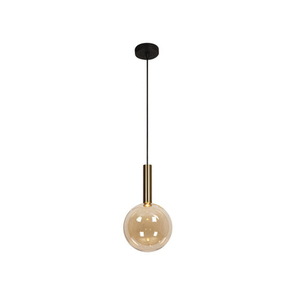 Lucide JOSIANE - Hanglamp - Ø 18 cm - 1xG9 - Amber | Vibes - KwaliteitWonen.nl