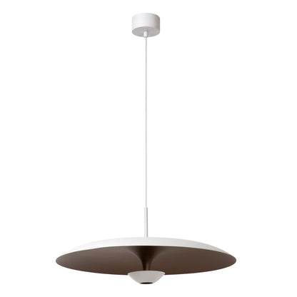 Lucide KENNETH - Hanglamp - Ø 60 cm - LED Dimb. - 1x16W 2700K - Wit | Premium - KwaliteitWonen.nl