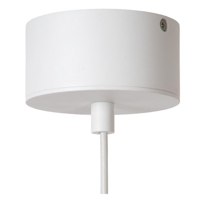 Lucide KENNETH - Hanglamp - Ø 60 cm - LED Dimb. - 1x16W 2700K - Wit | Premium - KwaliteitWonen.nl