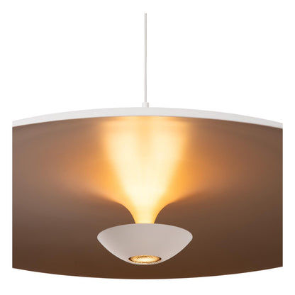 Lucide KENNETH - Hanglamp - Ø 80 cm - LED Dimb. - 1x22W 2700K - Wit | Premium - KwaliteitWonen.nl