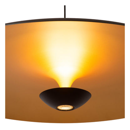 Lucide KENNETH - Hanglamp - Ø 80 cm - LED Dimb. - 1x22W 2700K - Zwart | Premium - KwaliteitWonen.nl