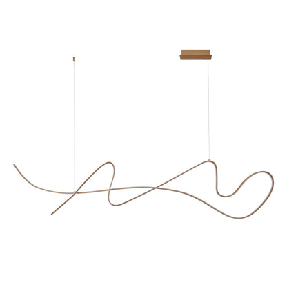 Lucide LAMBADA - Hanglamp - LED Dimb. - 1x47W 2700K - Champagne kleur | Premium - KwaliteitWonen.nl