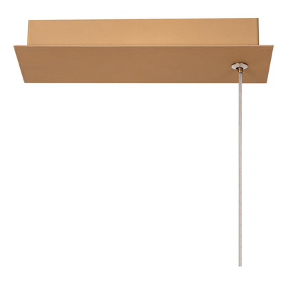 Lucide LAMBADA - Hanglamp - LED Dimb. - 1x47W 2700K - Champagne kleur | Premium - KwaliteitWonen.nl
