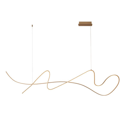 Lucide LAMBADA - Hanglamp - LED Dimb. - 1x47W 2700K - Champagne kleur | Premium - KwaliteitWonen.nl