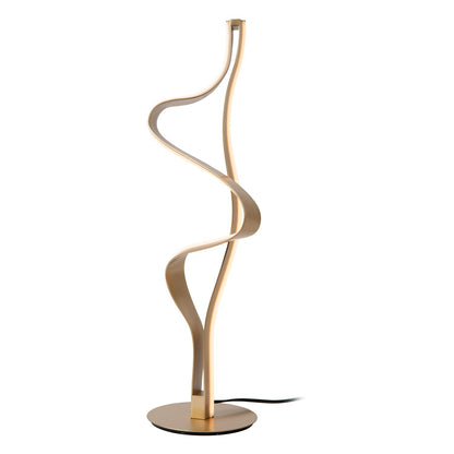 Lucide LAMBADA - Tafellamp - LED Dimb. - 1x19W 2700K - Mat Goud / Messing | Premium - KwaliteitWonen.nl