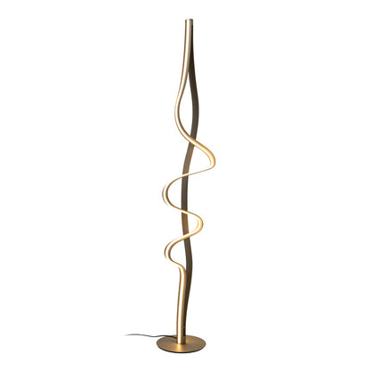 Lucide LAMBADA - Vloerlamp - LED Dimb. - 1x38W 2700K - Mat Goud / Messing | Premium - KwaliteitWonen.nl