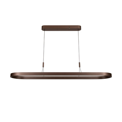 Lucide LIANE - Hanglamp - LED Dimb. - CCT - 2x40W 2700K/4000K - Roest bruin | Vibes - KwaliteitWonen.nl