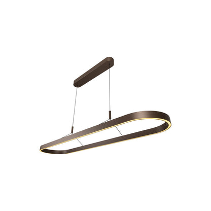 Lucide LIANE - Hanglamp - LED Dimb. - CCT - 2x40W 2700K/4000K - Roest bruin | Vibes - KwaliteitWonen.nl