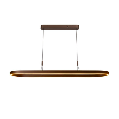 Lucide LIANE - Hanglamp - LED Dimb. - CCT - 2x40W 2700K/4000K - Roest bruin | Vibes - KwaliteitWonen.nl