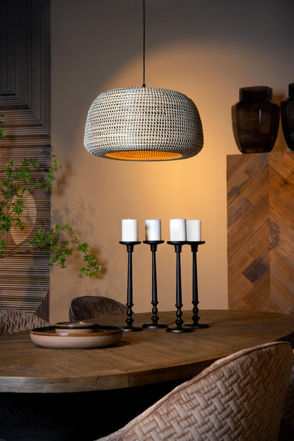 Lucide MADUKA - Hanglamp - 1xE27 - Bruin | Premium - KwaliteitWonen.nl