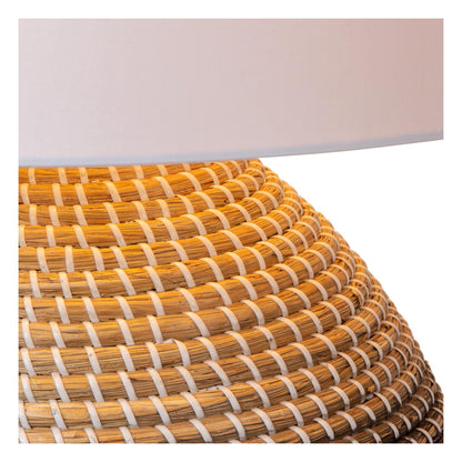 Lucide MADUKA - Tafellamp - Ø 45 cm - 1xE27 - Naturel | Premium - KwaliteitWonen.nl