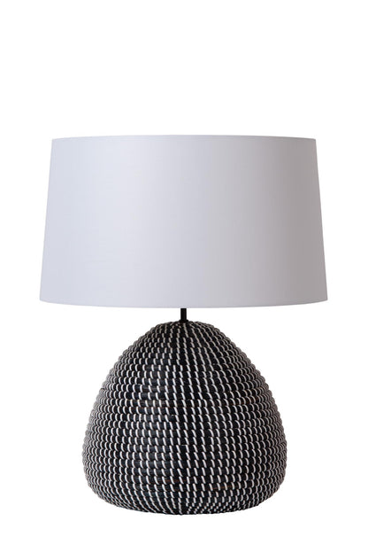 Lucide MADUKA - Tafellamp - Ø 45 cm - 1xE27 - Zwart | Premium - KwaliteitWonen.nl