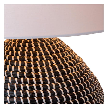 Lucide MADUKA - Tafellamp - Ø 45 cm - 1xE27 - Zwart | Premium - KwaliteitWonen.nl