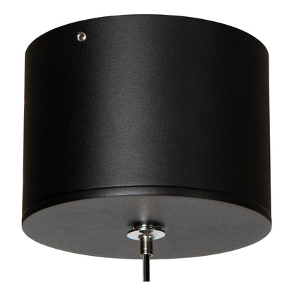 Lucide MARNIK - Hanglamp - Ø 2,5 cm - LED Dimb. - CCT - 1x22W 2700K/4000K - Handbewegingssensor - Zwart | Premium - KwaliteitWonen.nl