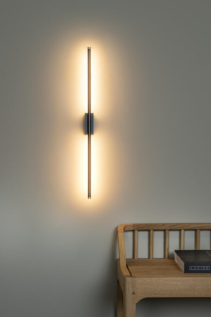 Lucide MARNIK - Wandlamp - LED Dimb. - CCT - 1x13W 2700K/4000K - Handbewegingssensor - Zwart | Premium - KwaliteitWonen.nl