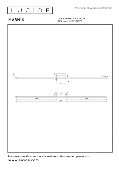 Lucide MARNIK - Wandlamp - LED Dimb. - CCT - 1x18W 2700K/4000K - Handbewegingssensor - Zwart | Premium - KwaliteitWonen.nl