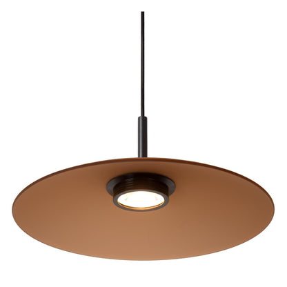 Lucide MENGA - Hanglamp - Ø 40 cm - LED Dimb. - 1x11W 2700K - Amber | Premium - KwaliteitWonen.nl