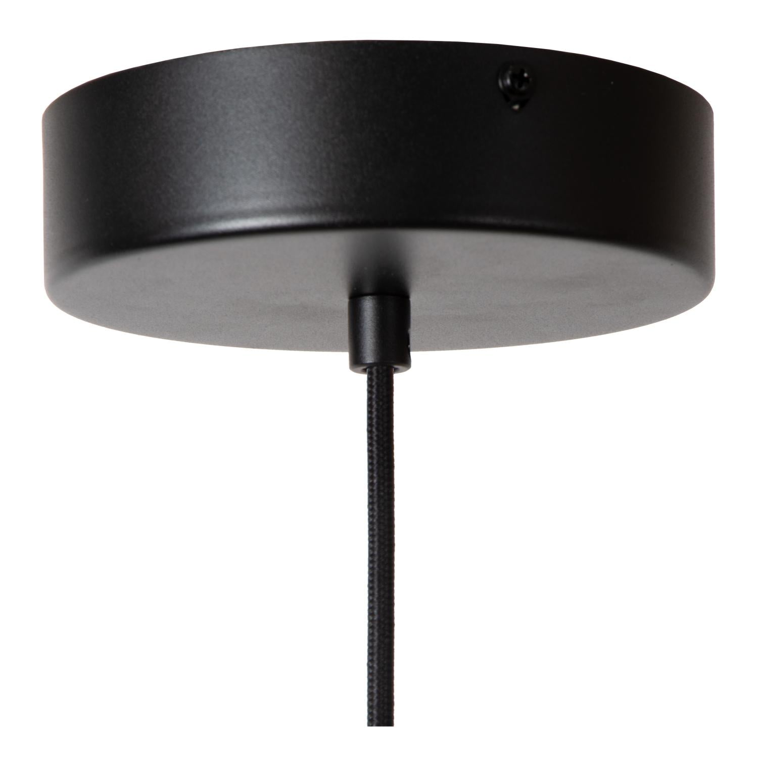 Lucide MENGA - Hanglamp - Ø 40 cm - LED Dimb. - 1x11W 2700K - Amber | Premium - KwaliteitWonen.nl