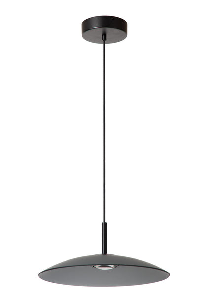 Lucide MENGA - Hanglamp - Ø 40 cm - LED Dimb. - 1x11W 2700K - Fumé | Premium - KwaliteitWonen.nl