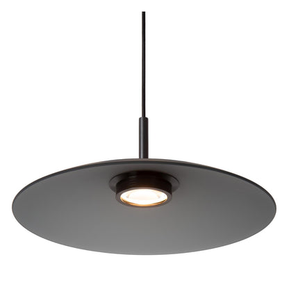 Lucide MENGA - Hanglamp - Ø 40 cm - LED Dimb. - 1x11W 2700K - Fumé | Premium - KwaliteitWonen.nl