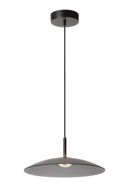 Lucide MENGA - Hanglamp - Ø 40 cm - LED Dimb. - 1x11W 2700K - Fumé | Premium - KwaliteitWonen.nl