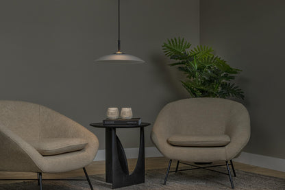 Lucide MENGA - Hanglamp - Ø 40 cm - LED Dimb. - 1x11W 2700K - Opaal | Premium - KwaliteitWonen.nl