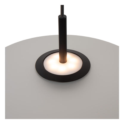 Lucide MENGA - Hanglamp - Ø 40 cm - LED Dimb. - 1x11W 2700K - Opaal | Premium - KwaliteitWonen.nl
