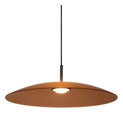 Lucide MENGA - Hanglamp - Ø 60 cm - LED Dimb. - 1x18,6W 2700K - Amber | Premium - KwaliteitWonen.nl